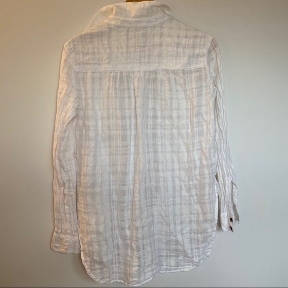 Anthropologie Boyfriend Button-Up🤍 - Picture 5 of 5